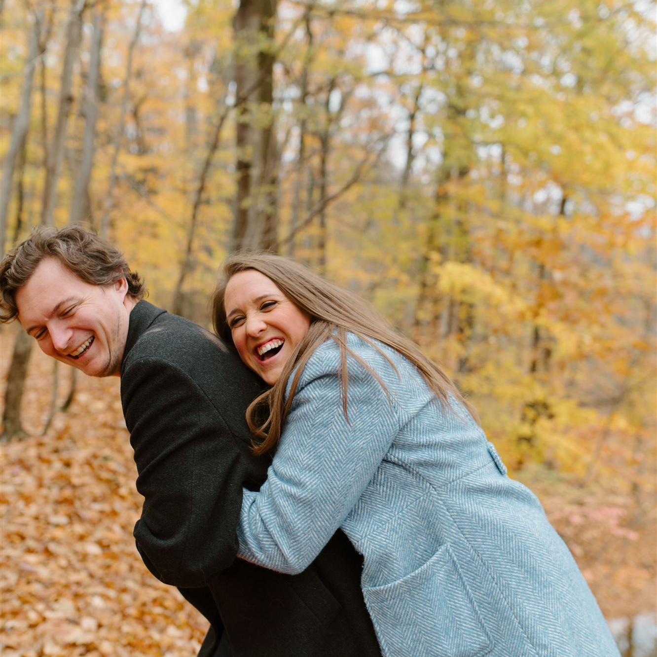 Engagement Photos at the place we had our first date, Rotary Park in Livonia, MI