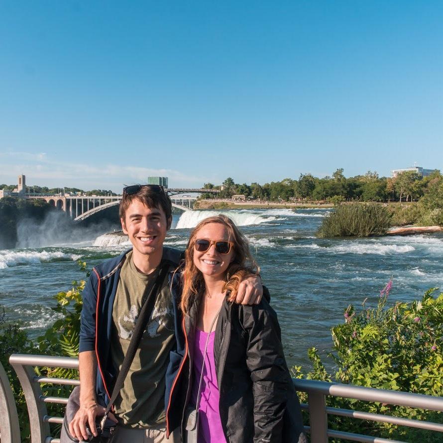 Trip to Niagara Falls in August, 2018 after Josh moved to Syracuse NY for graduate school