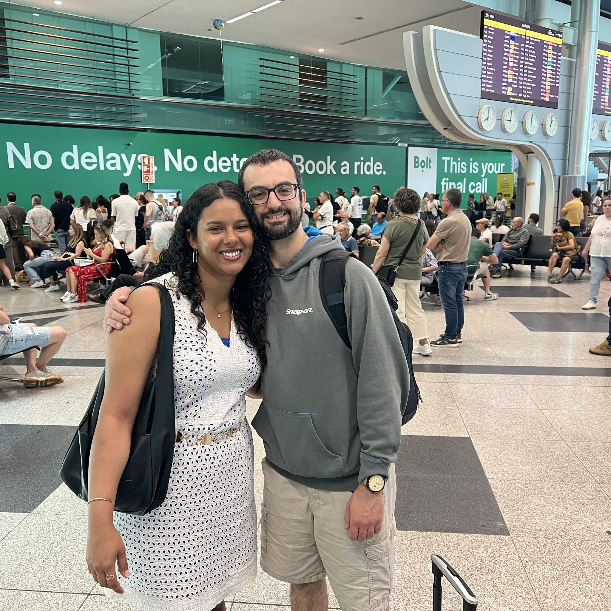 Picking Dom from the airport