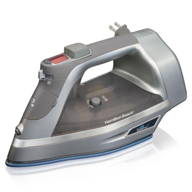 Hamilton Beach® Durathon® Iron with Retractable Cord in Silver