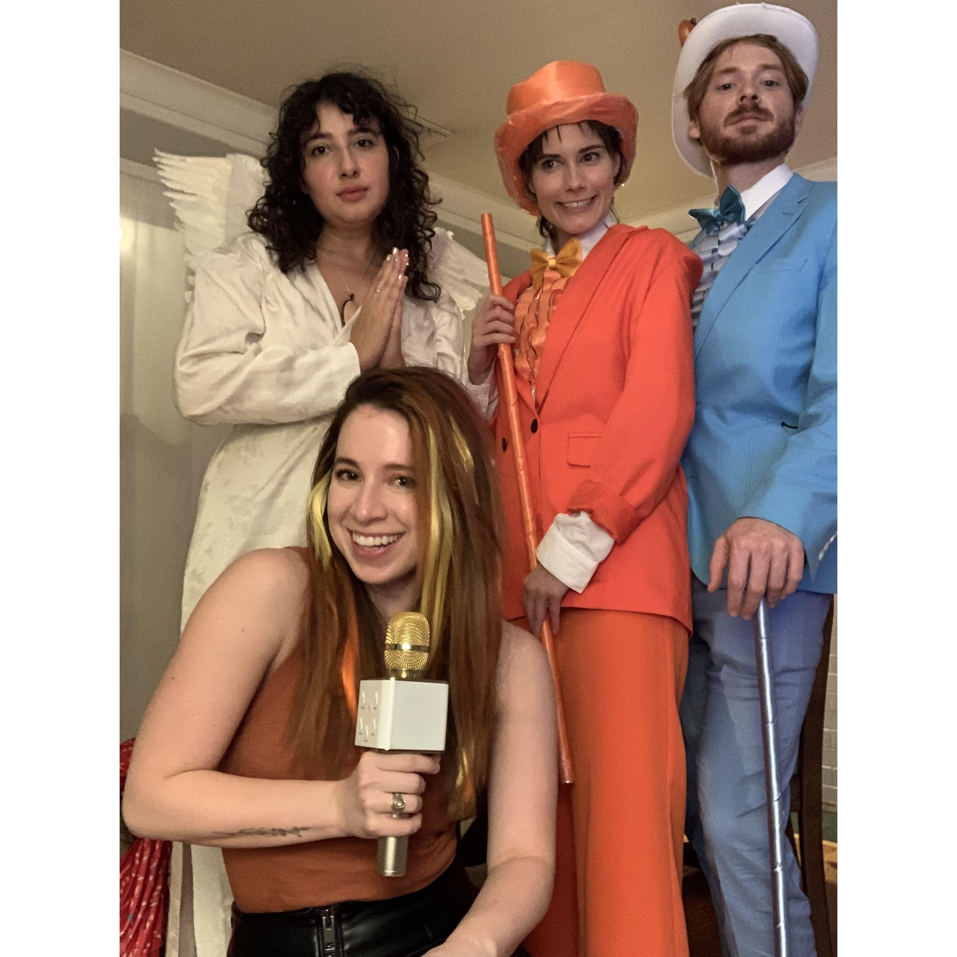 We dressed as Harry & Lloyd with our friends Elvis & Hayley Williams | October 2021