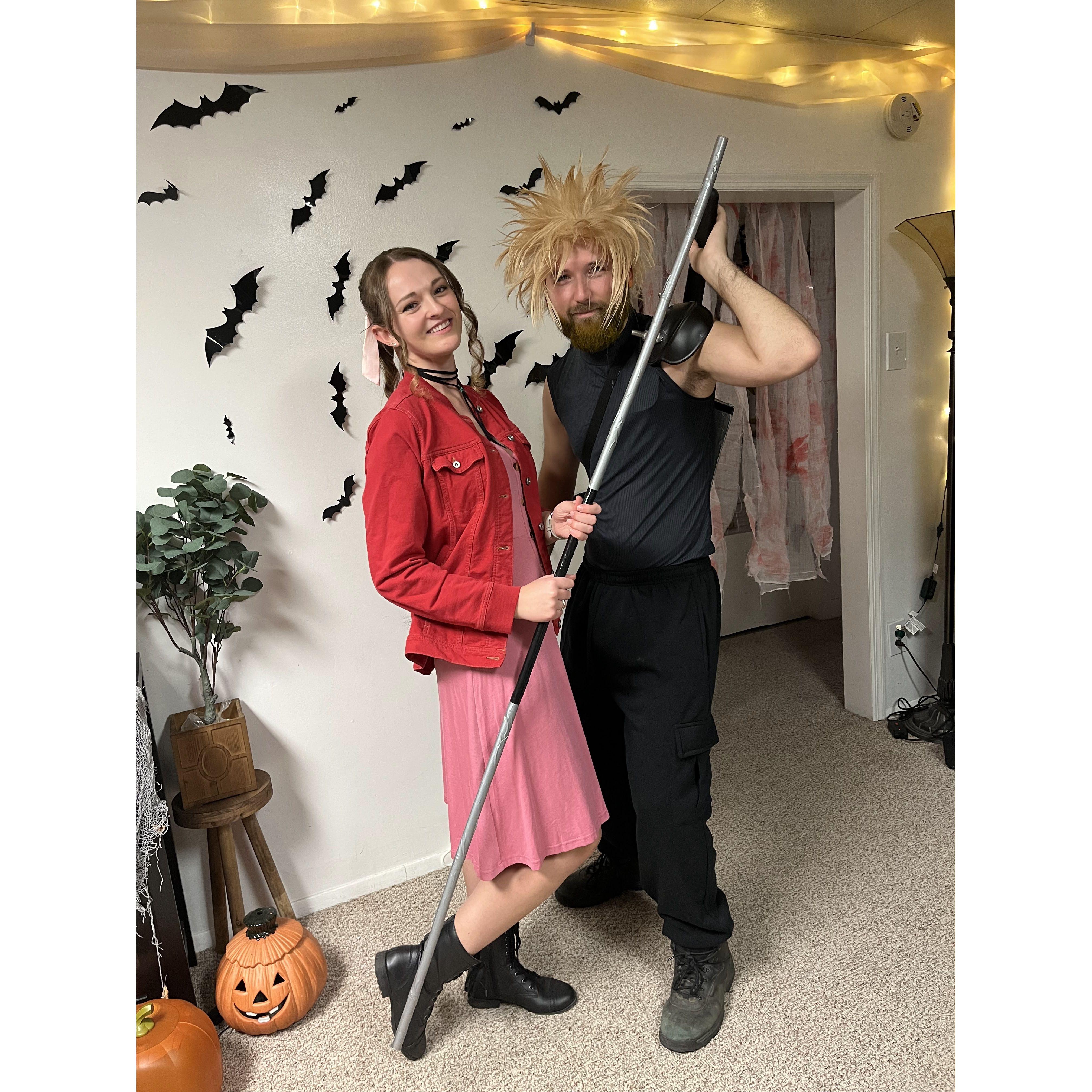 Our fourth couple's Halloween- Cloud & Aerith