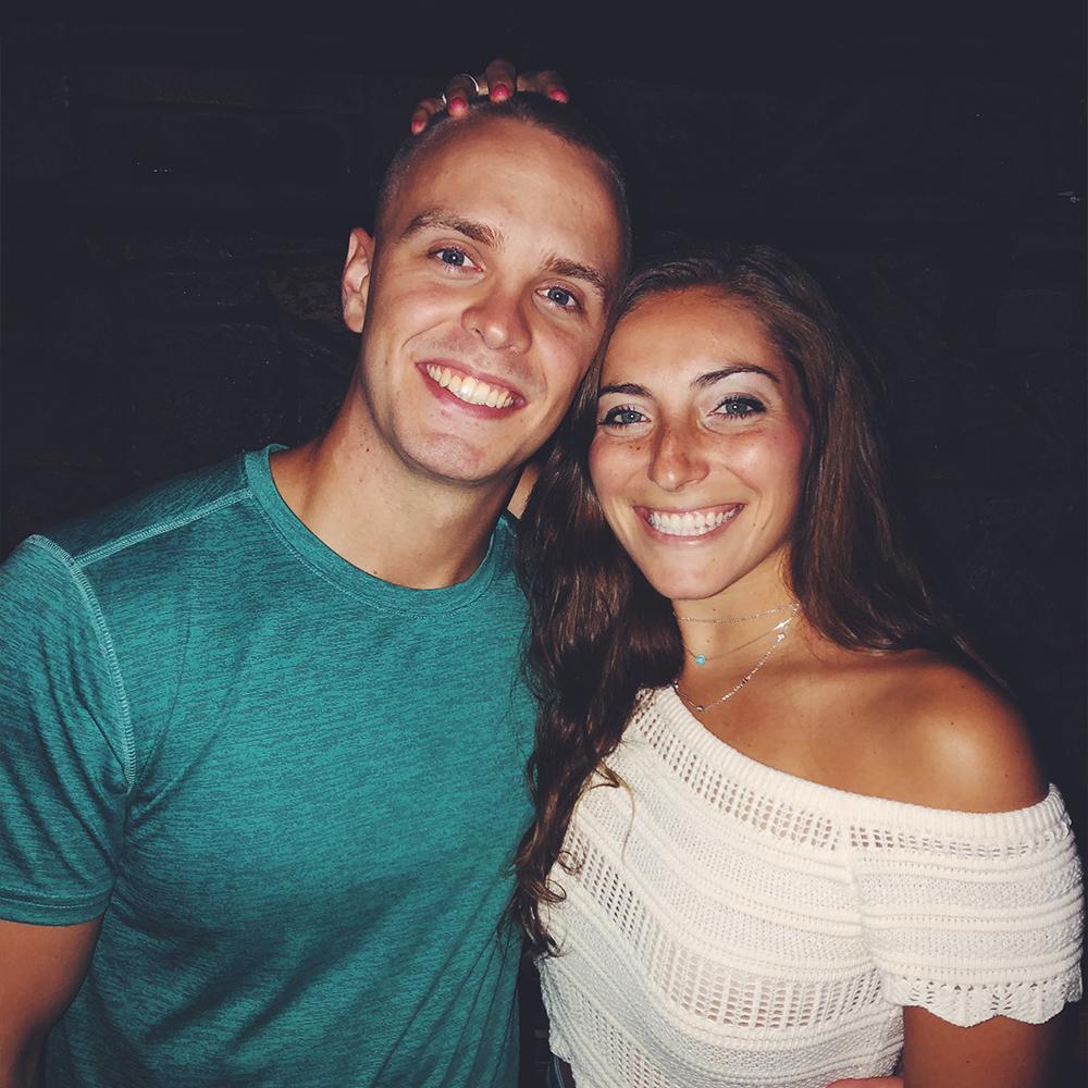 The night before Brian moved to Virginia (July 2018)