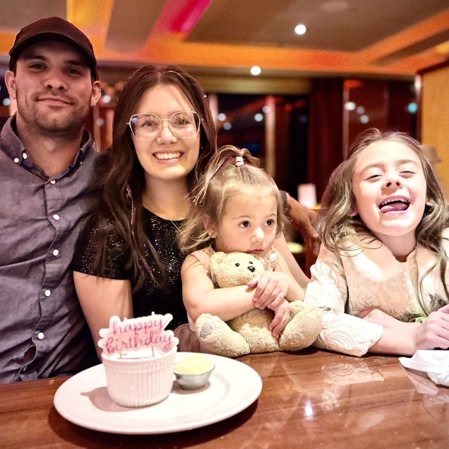 Lizz’s Birthday Dinner // Carnival Breeze Sea Day