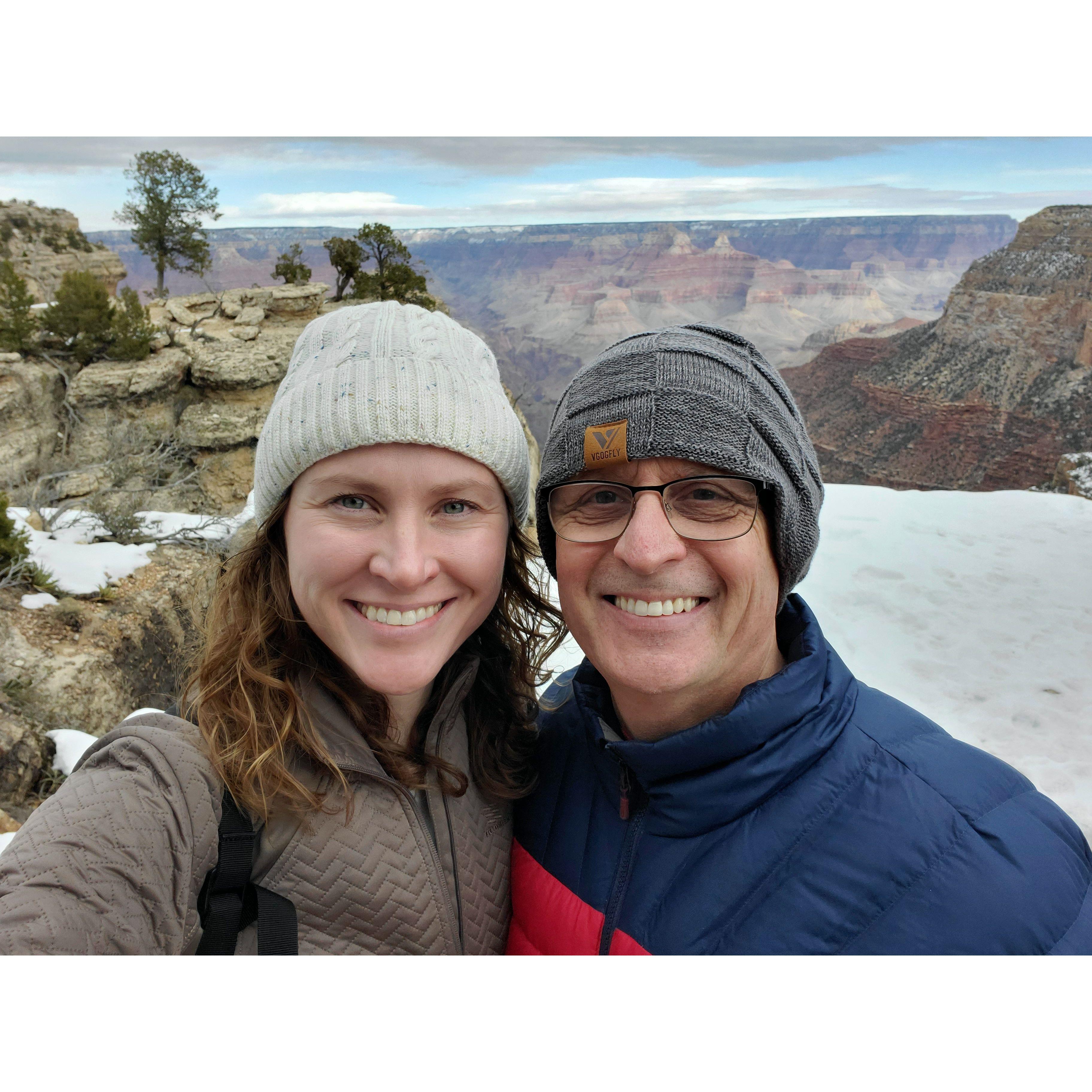 Grand Canyon in the snow