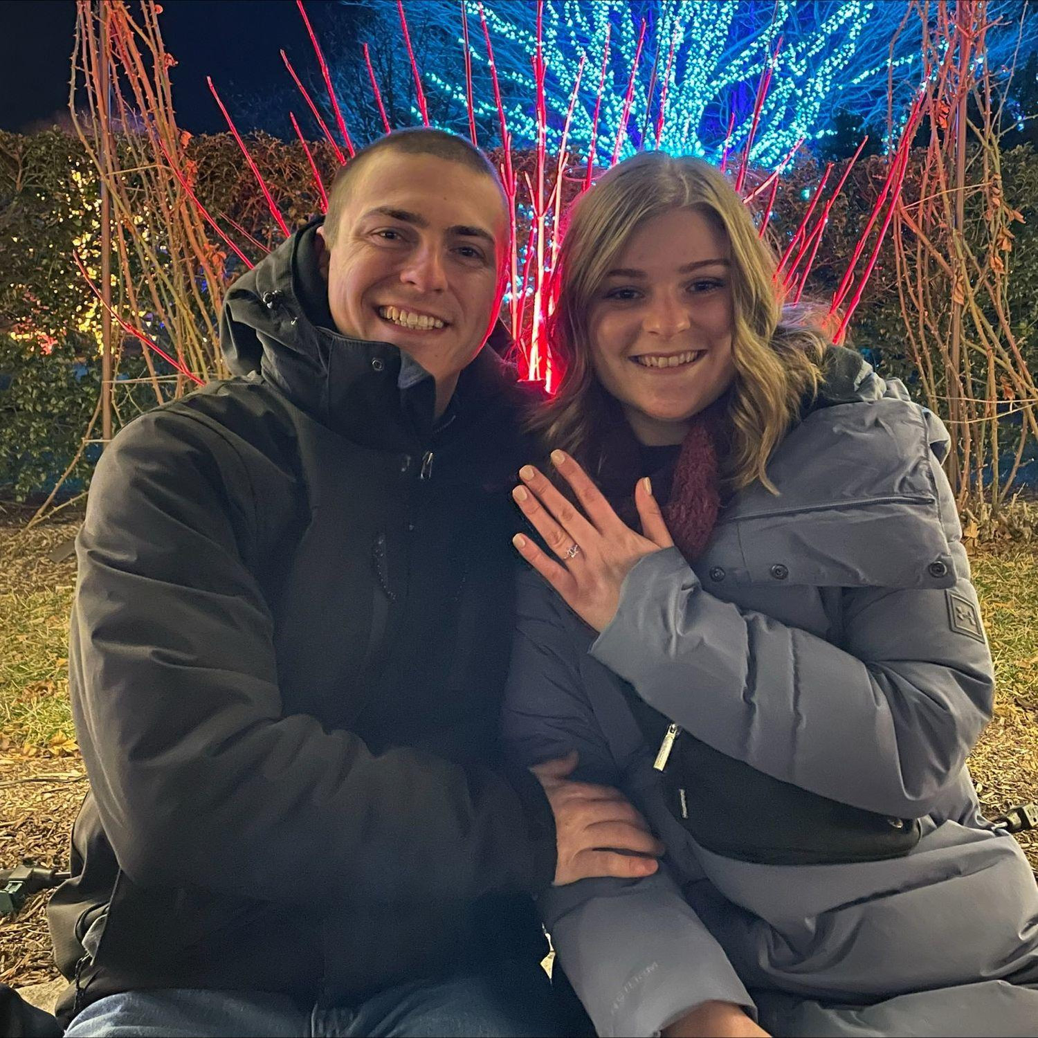 The night we got Engaged!