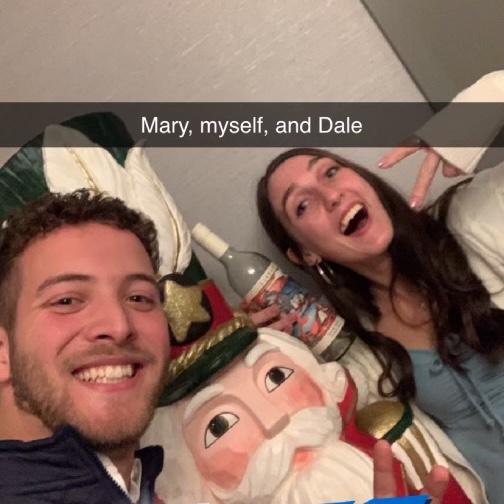 first date selfie with Dale :)
