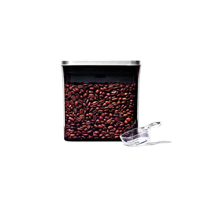 OXO Steel Coffee POP Container with Scoop-  1.7 Qt for coffee, tea and more