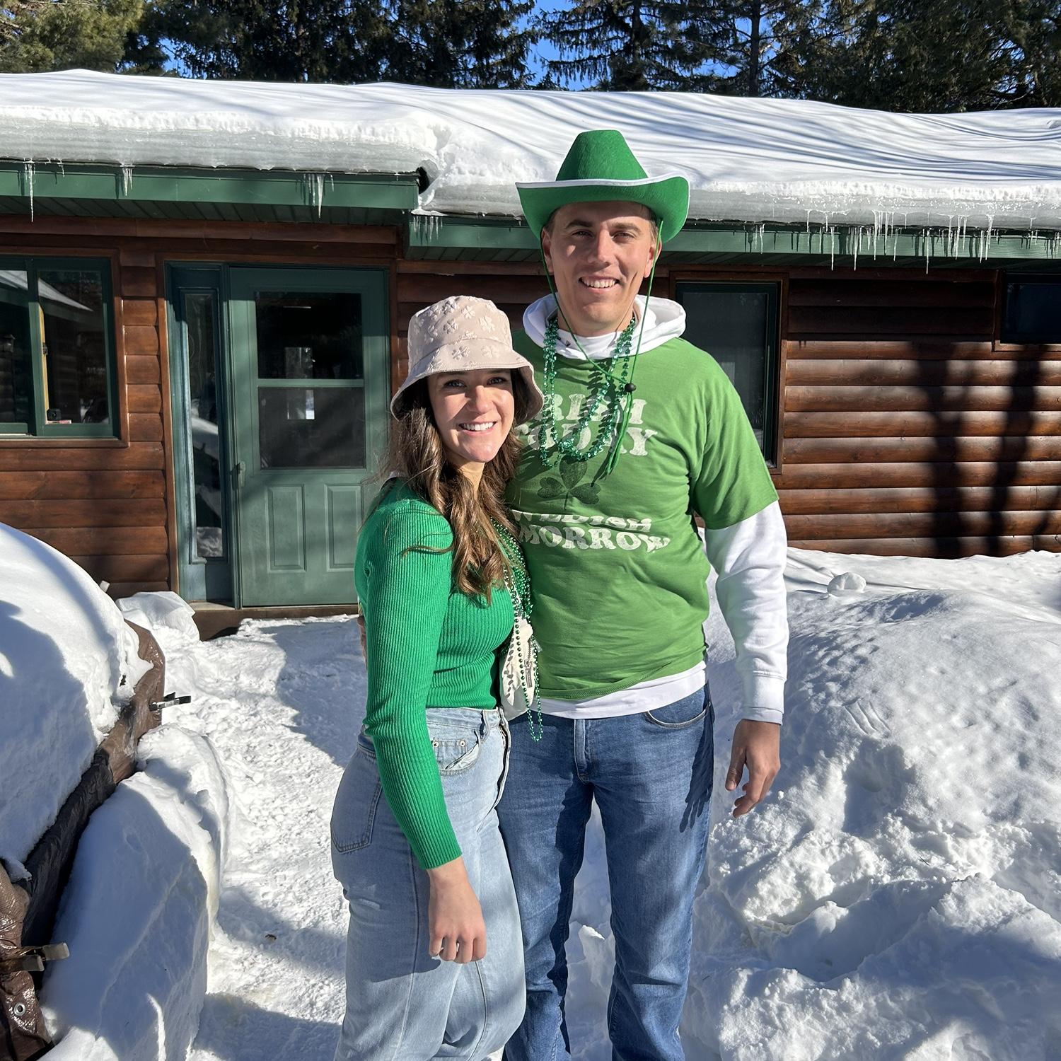The coldest St. Patrick’s Day, but we still had fun