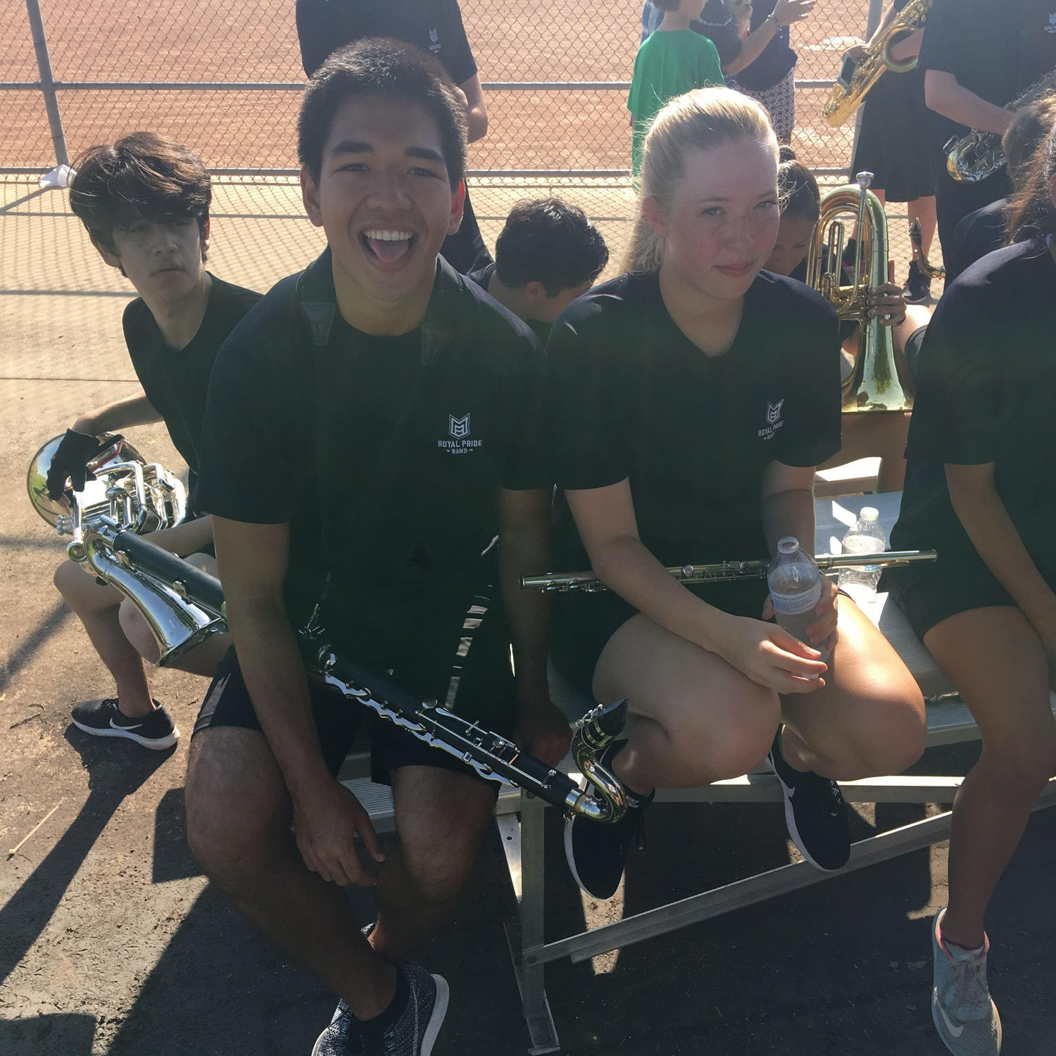 Band Camp 8/18/2017
Tristan and Hannah fully committed to being professional band kids, sweating it out in true Texas fashion. Because of course they had to grow up where it’s 100° every summer.