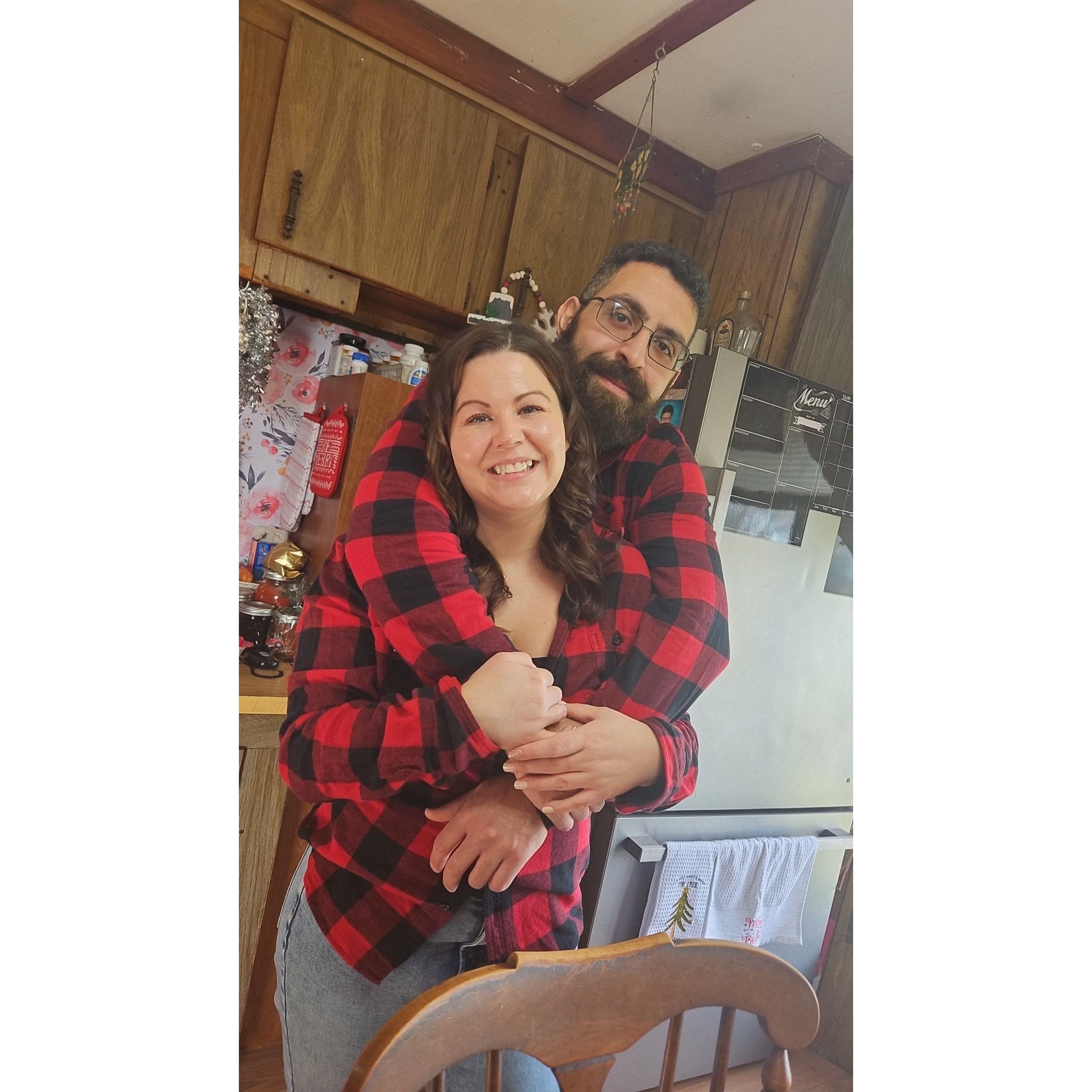 Right before we got engaged. I had no clue!