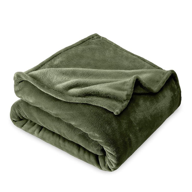 Bare Home Fleece Blanket - King Blanket - Cypress - Lightweight Blanket for Bed, Sofa, Couch, Camping, and Travel - Microplush - Ultra Soft Warm Blanket (King, Cypress)