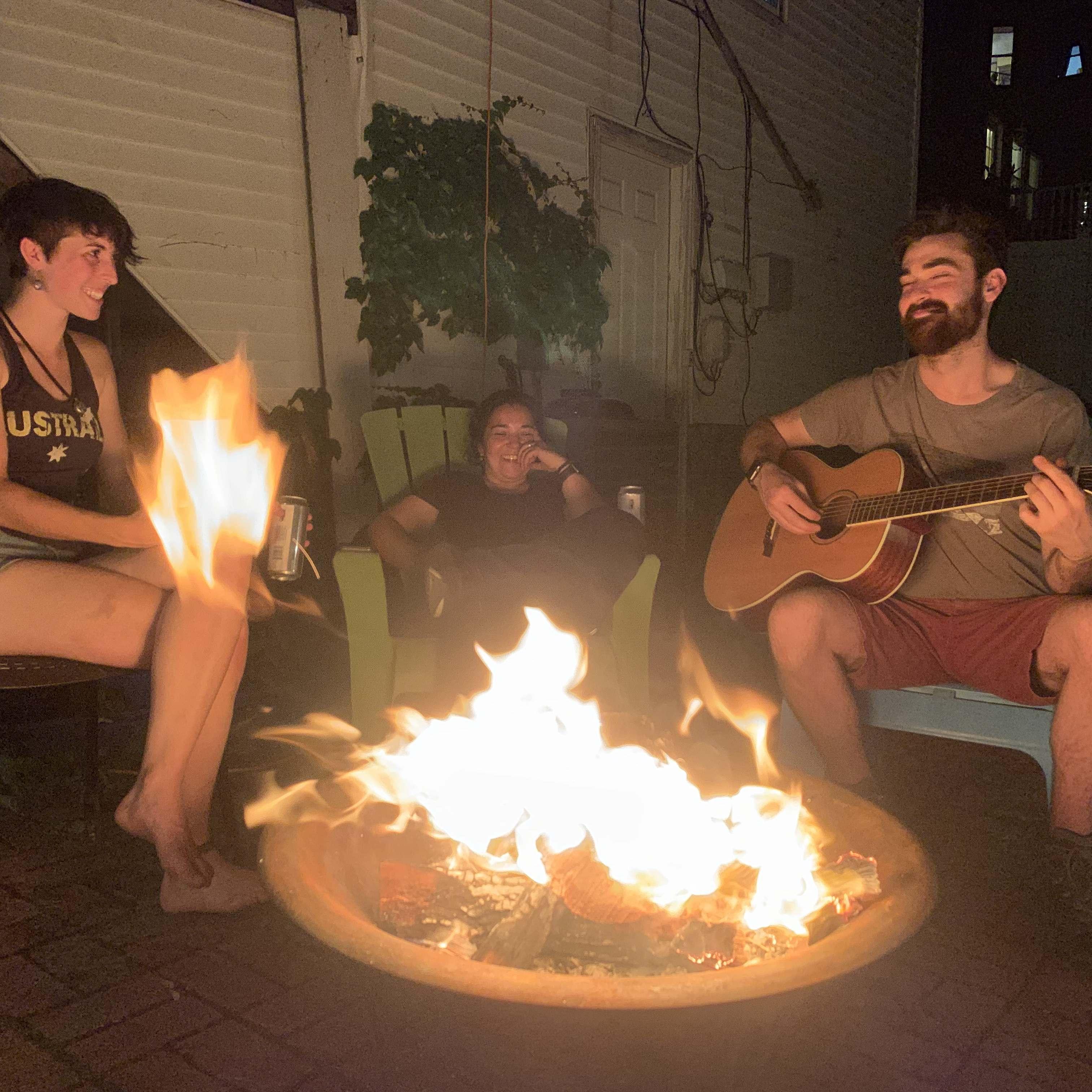 Music by the fire
