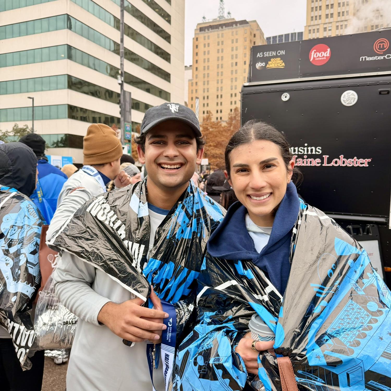 Second half marathon! Anoop was closer to Nina's time this go around.