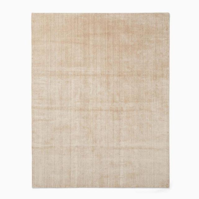 Hand Loomed Shine Rug, 9x12, Sable