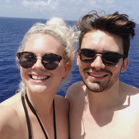 Our first family vacation on a cruise to Mexico.