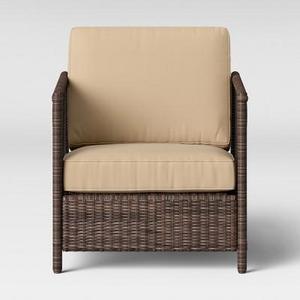 Monroe 2pk Wicker Motion Patio Club Chair - Tan - Threshold™