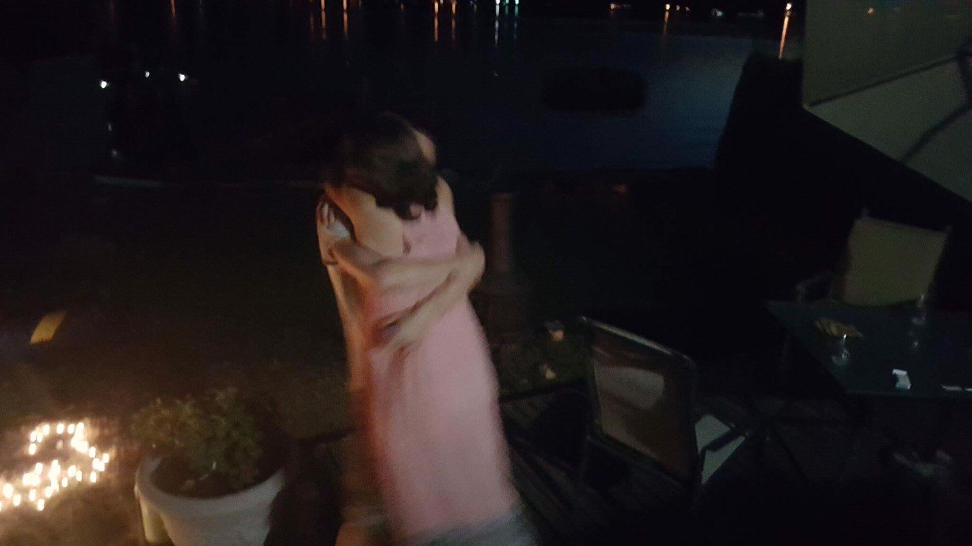 "Will you?" Seth proposed in the backyard of the Lake Goodwin House in lights. She said yes... Duh!