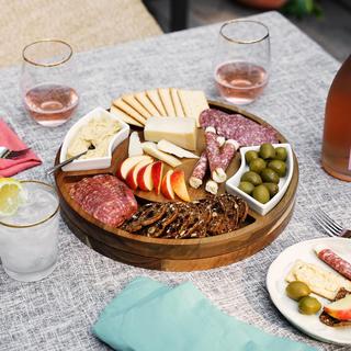 Rotating Charcuterie Serving Board
