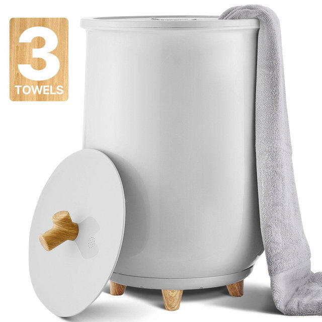 Towel Warmer Bucket for Bathroom, 20L, Auto Shut-Off, Fits 3 Oversized Towels, Robes, Blankets & More