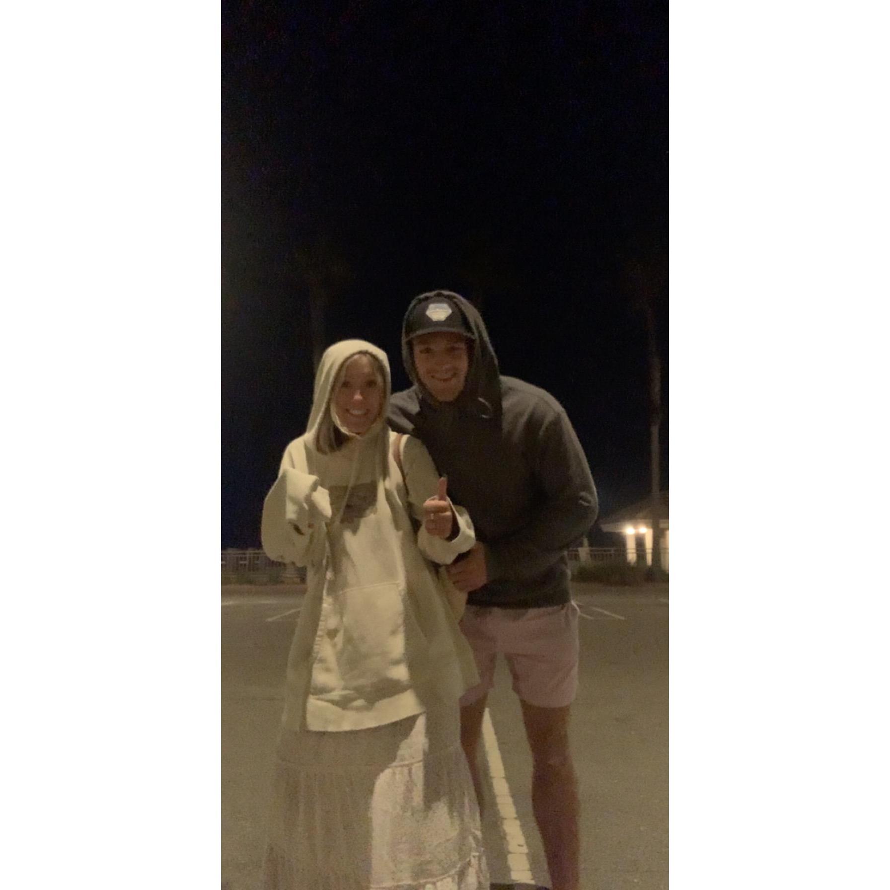 Our first date!