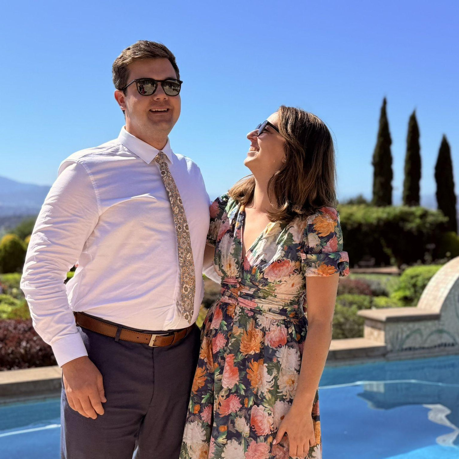 Introducing Andrew to Sarah's close friends in Napa