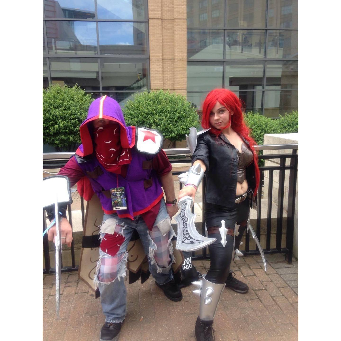 Renegade Talon and Katarina (League of Legends characters) at ConnectiCon