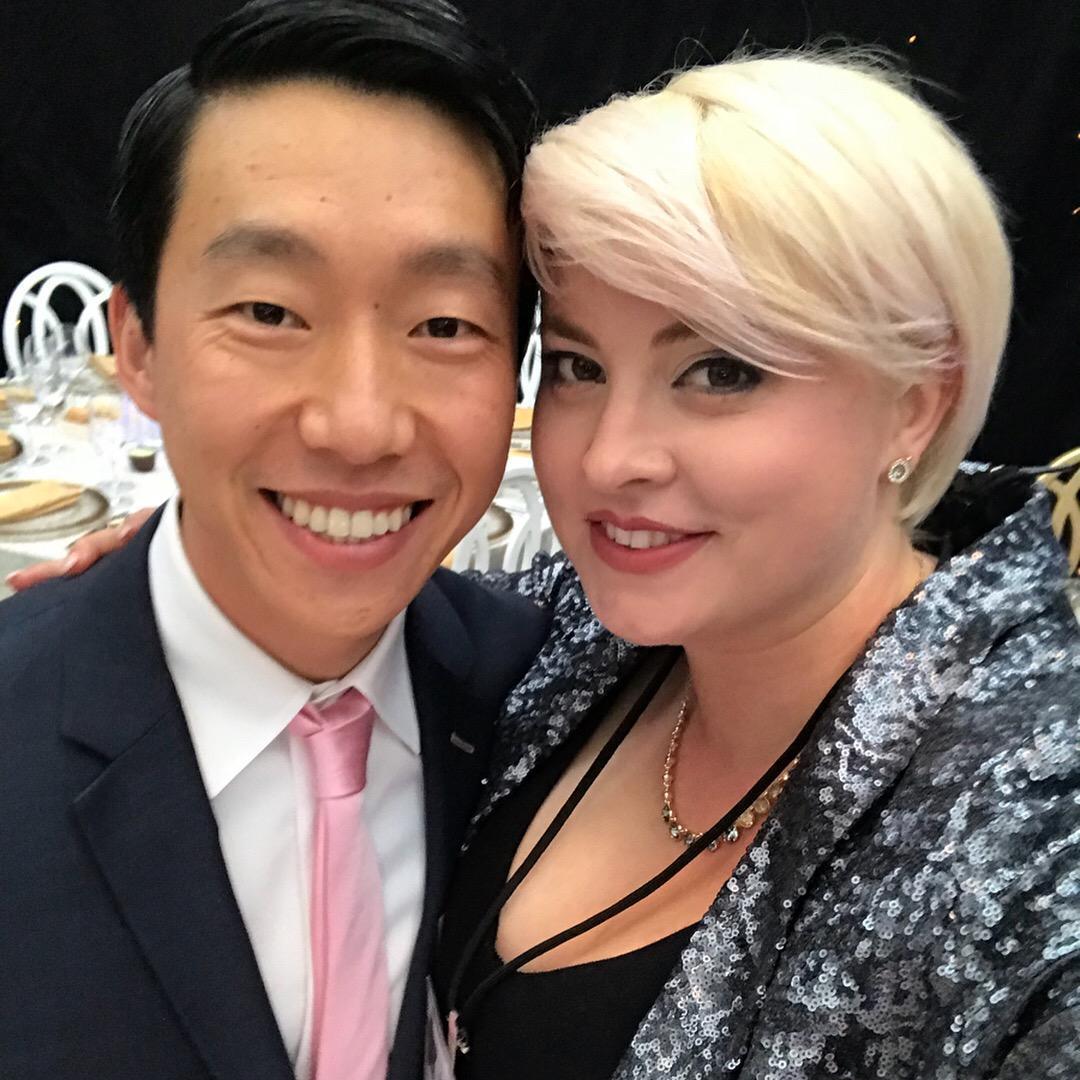 The night Samantha won an award at the MPI Gala.
