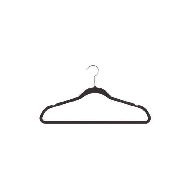 Black Velvet Hangers - 18" - Case of 50