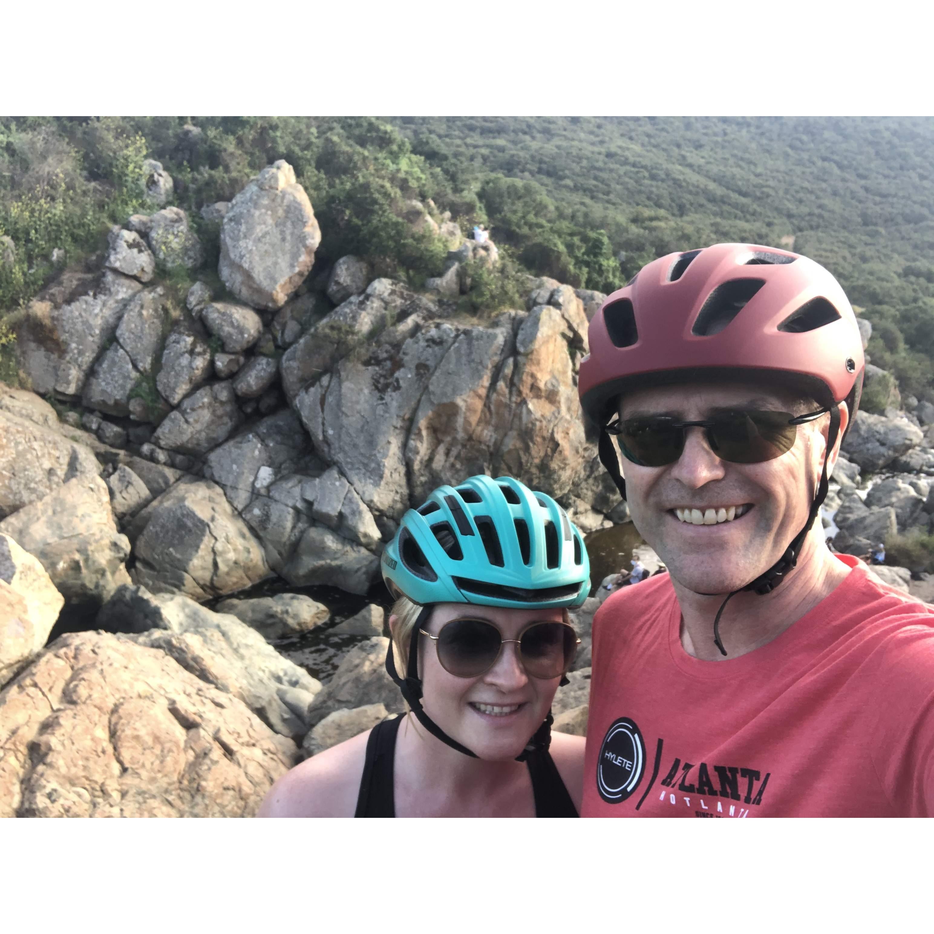 First bike ride together 