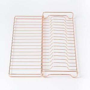 Wire Kitchen Foldable Dishrack, Copper