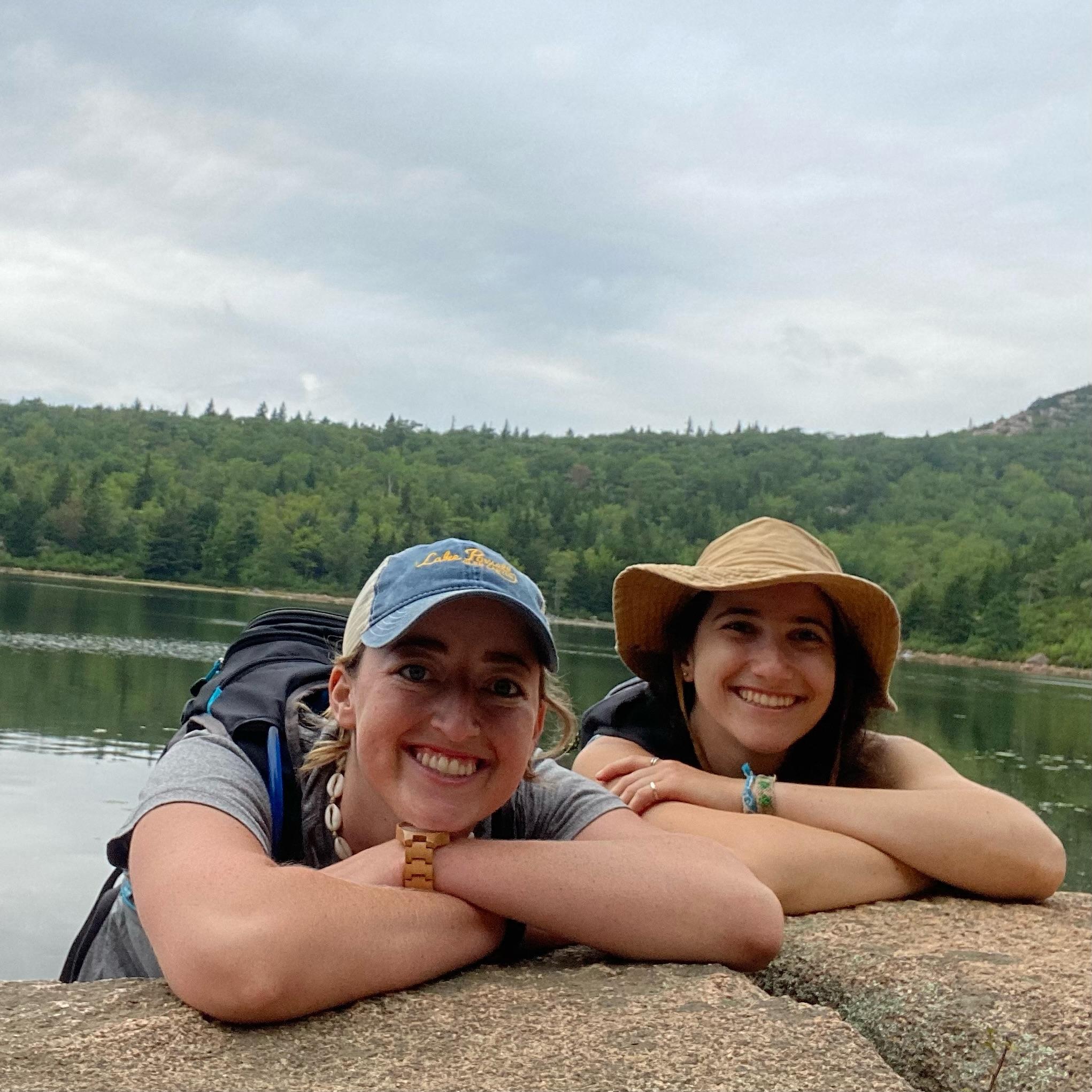 Hiking through Acadia (our first national park together)