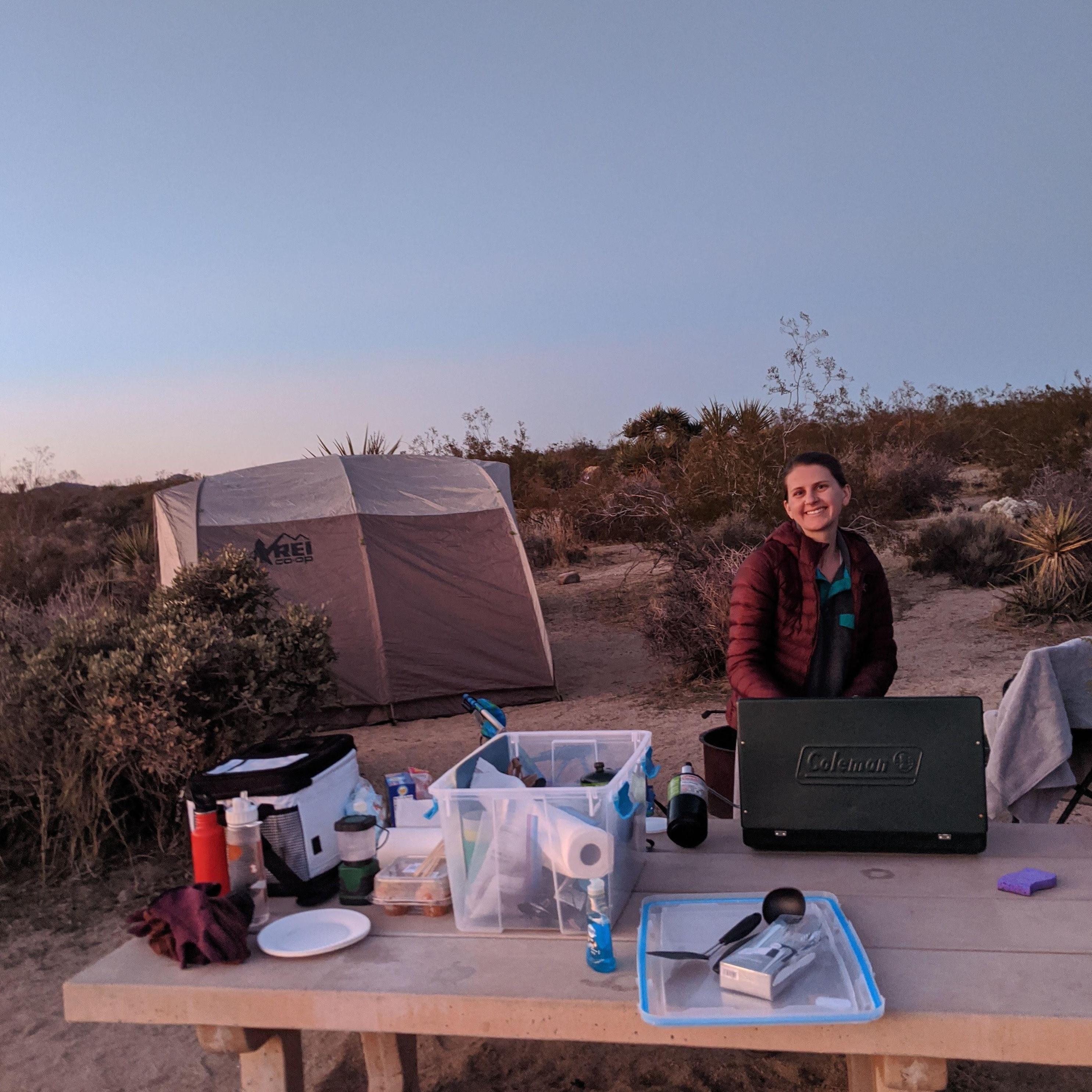 Camping in Joshua Tree