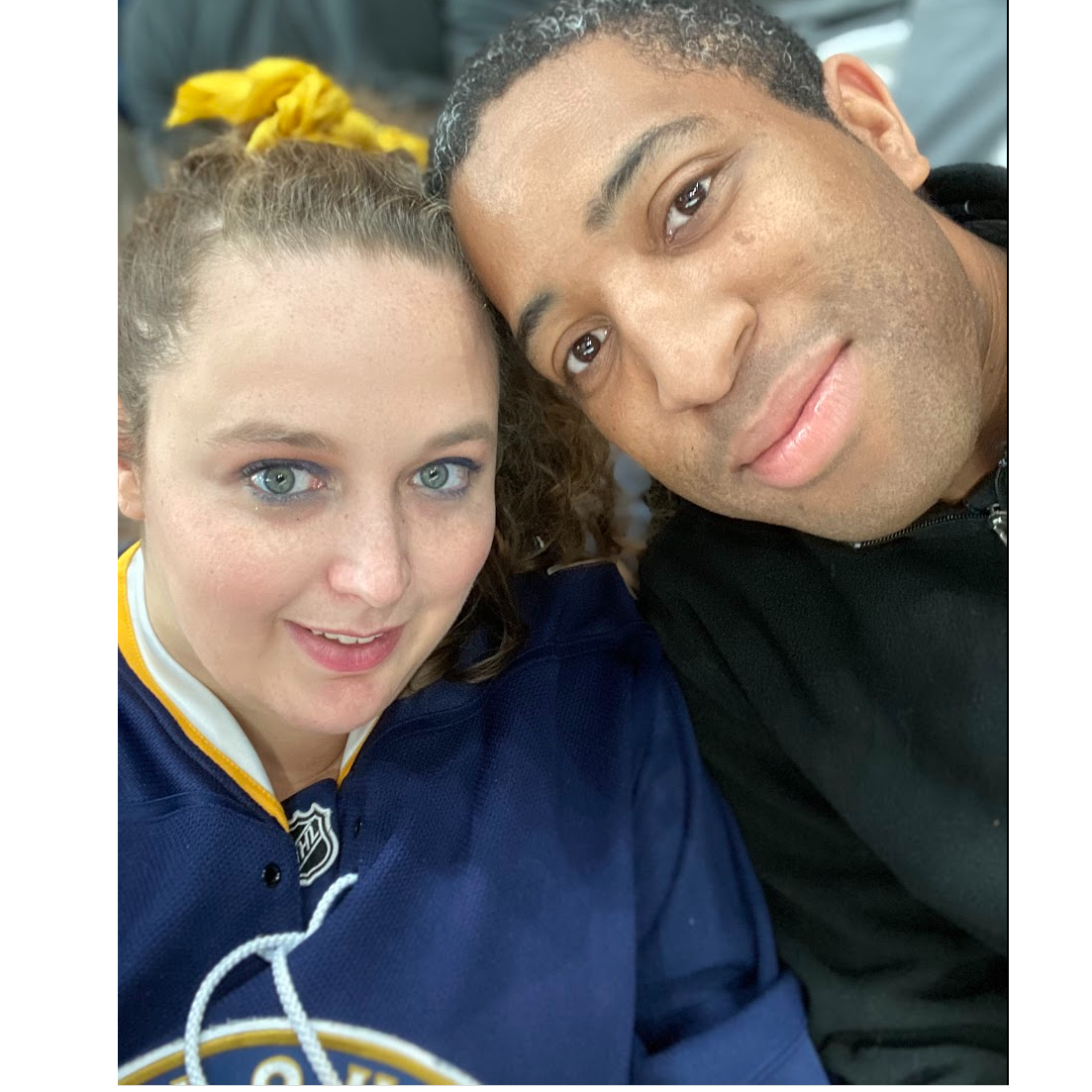 Rebecca is a big fan of Hockey so Zachary took her to a Blues game!