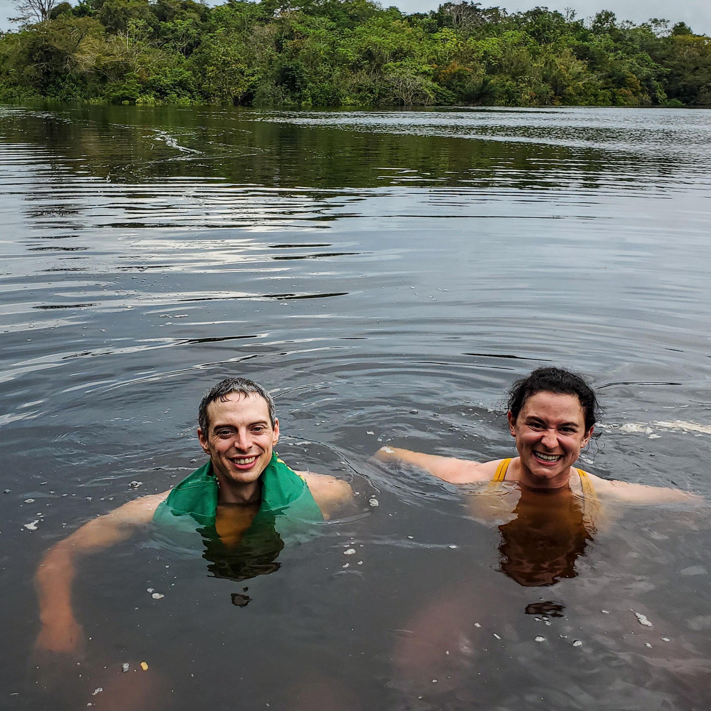 Swam in the Amazon River (technically the Tahuayo, one of it's tributaries 🤓)