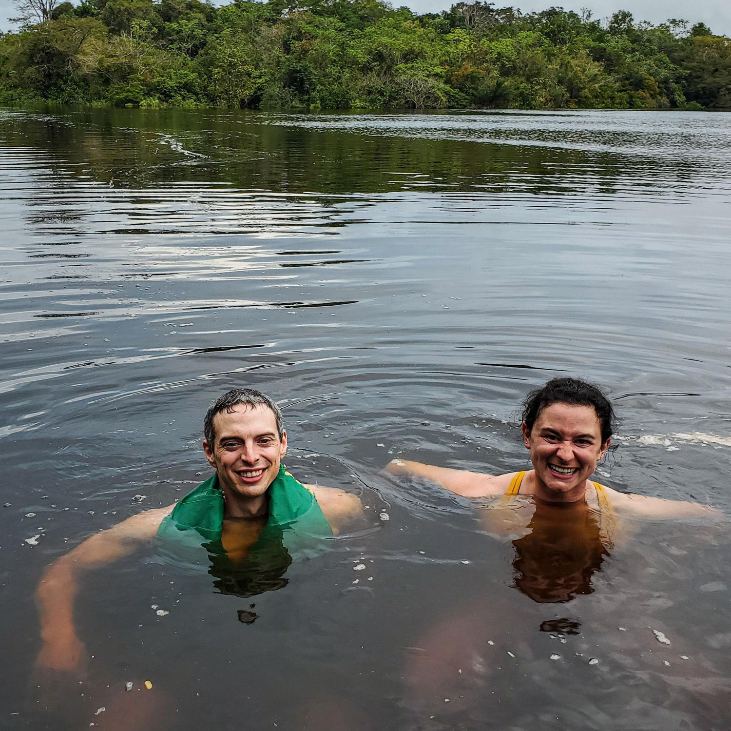 Swam in the Amazon River (technically the Tahuayo, one of it's tributaries 🤓)