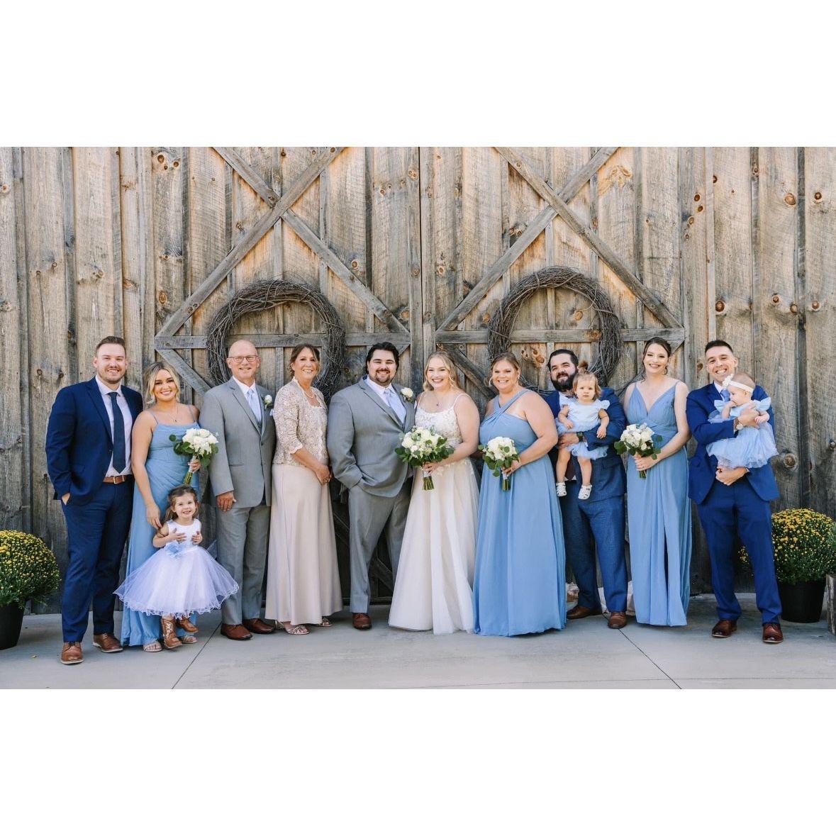 Ben's family at his sister, Michelle's, wedding! - September 2024