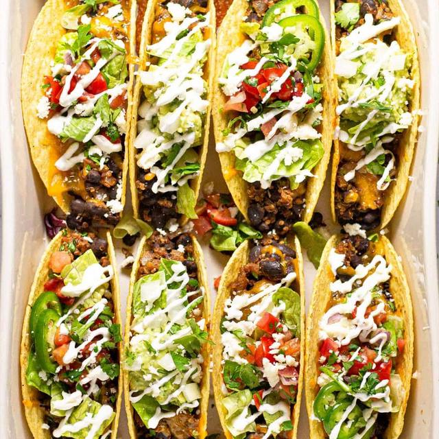 Tacos lots and lots of tacos