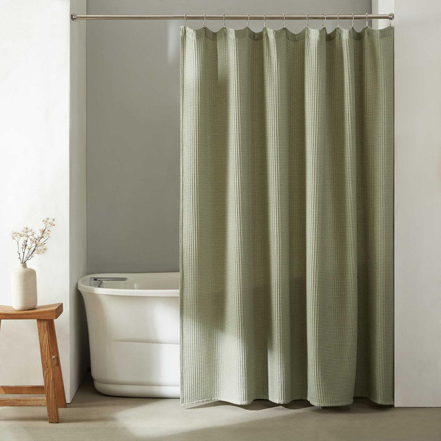 Calvin Klein, Waffle Shower Curtain | Zola