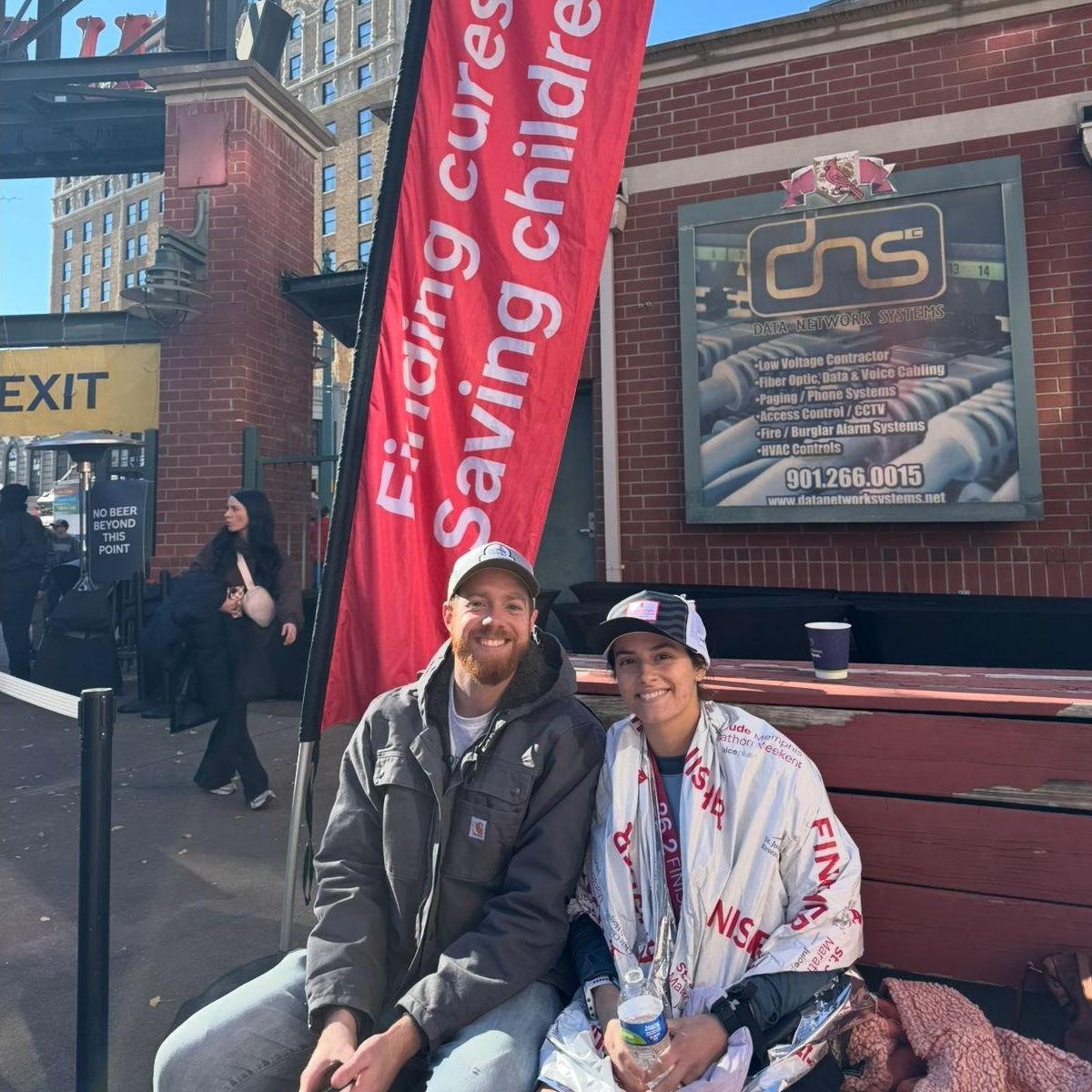 After the St. Jude marathon!
