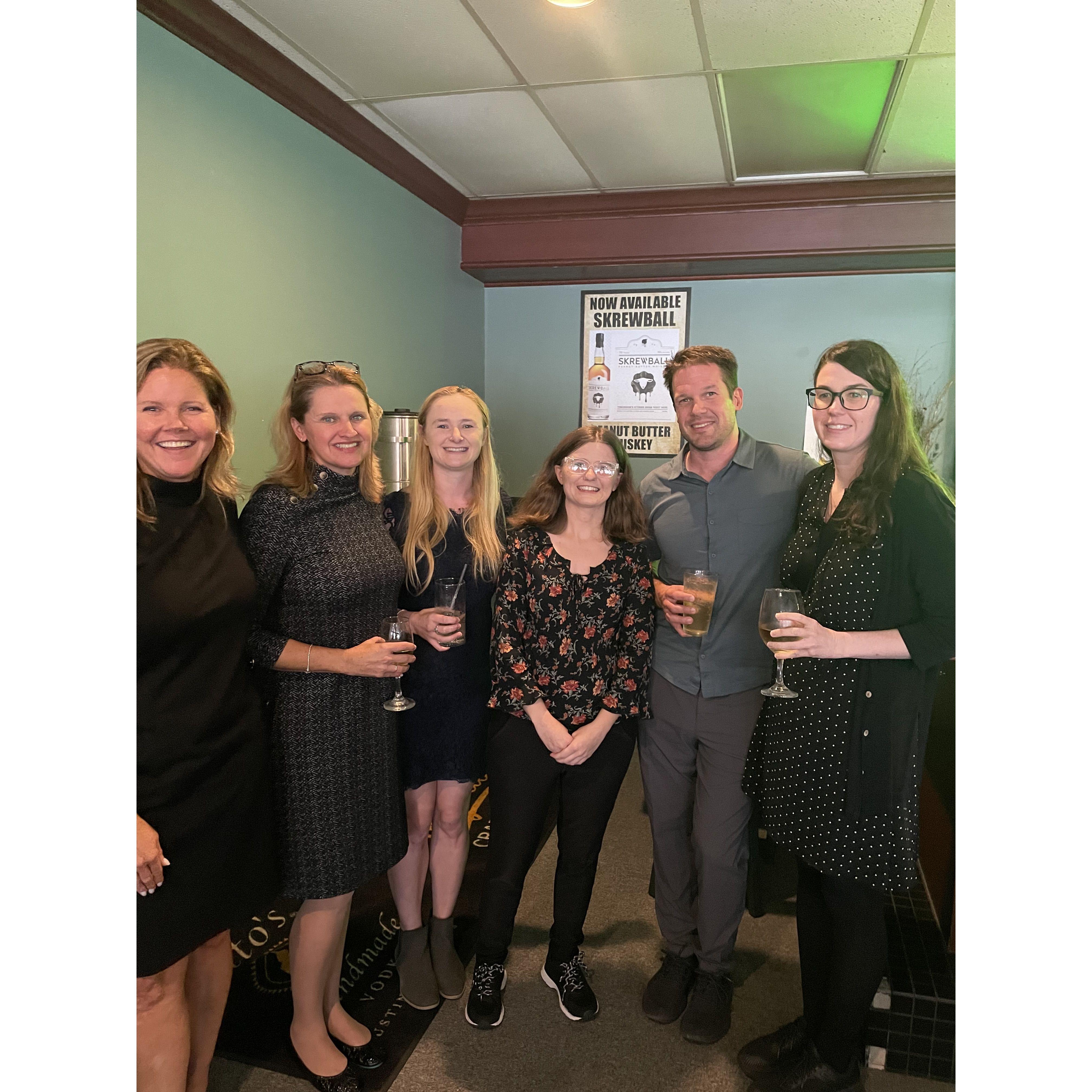 Fleming Cousins: Abby McCarthy, Erin Evans, Claire Marie, Shannon Shroht, Todd Fleming, Laura Fleming-Molina David's Celebration of Life Belleville, IL Sep 2024