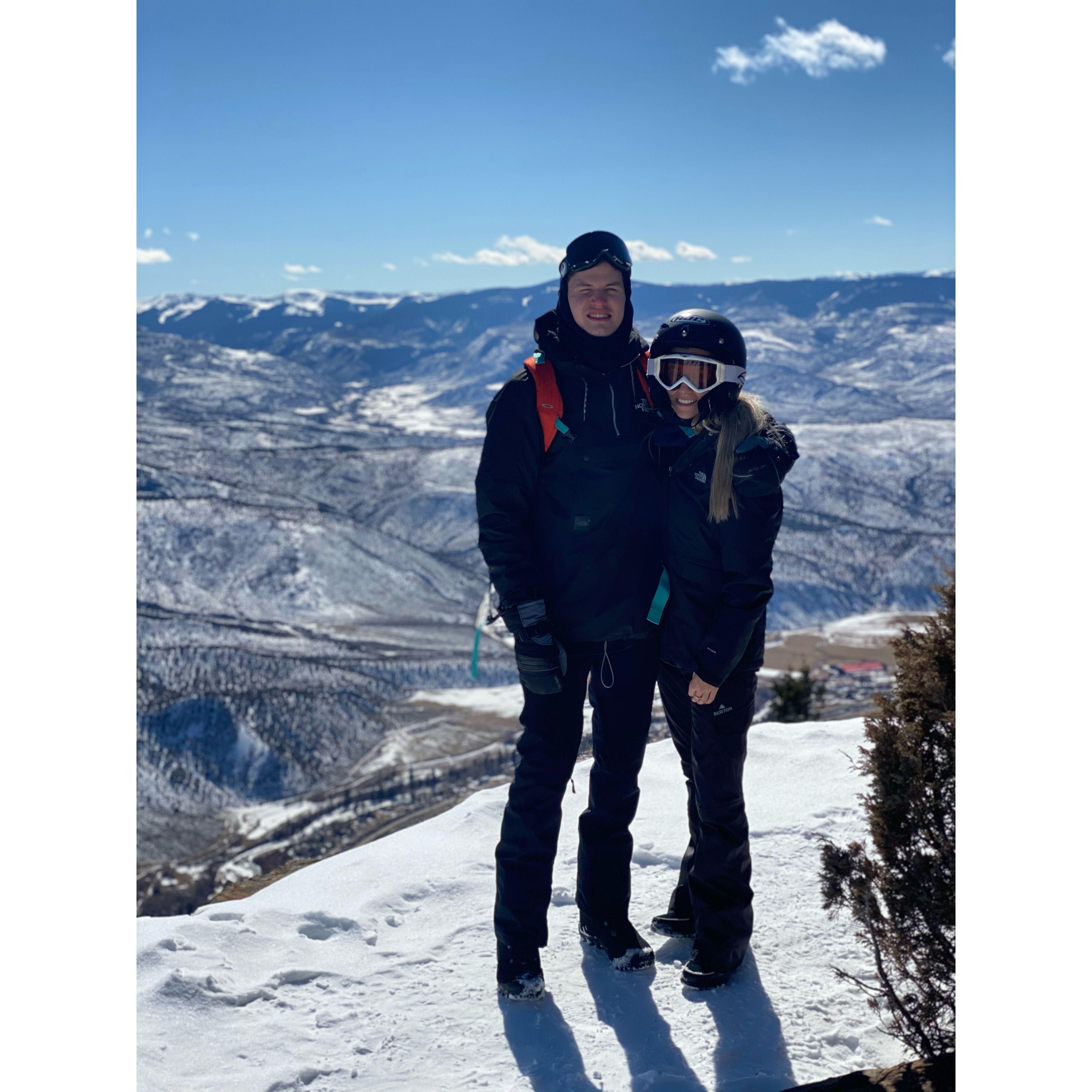 Snowmobiling with the Yellens in Vail, CO, February 2021