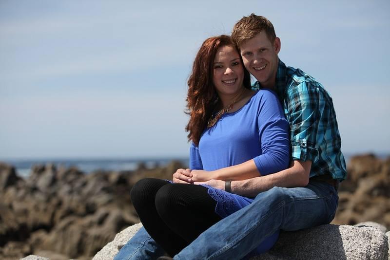 Our 2nd wedding anniversary in Monterey Bay, California.