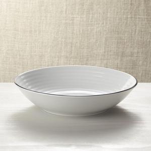 Roulette Blue Band Serving Bowl