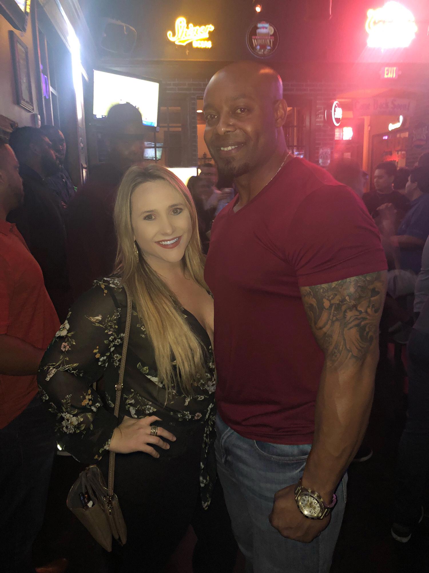 Celebrating Terrance's birthday with friends!