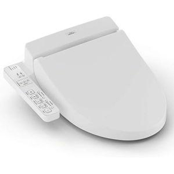 TOTO® WASHLET® A2 Electronic Bidet Toilet Seat with Heated Seat and SoftClose® Lid, Elongated, Cotton White - SW3004#01