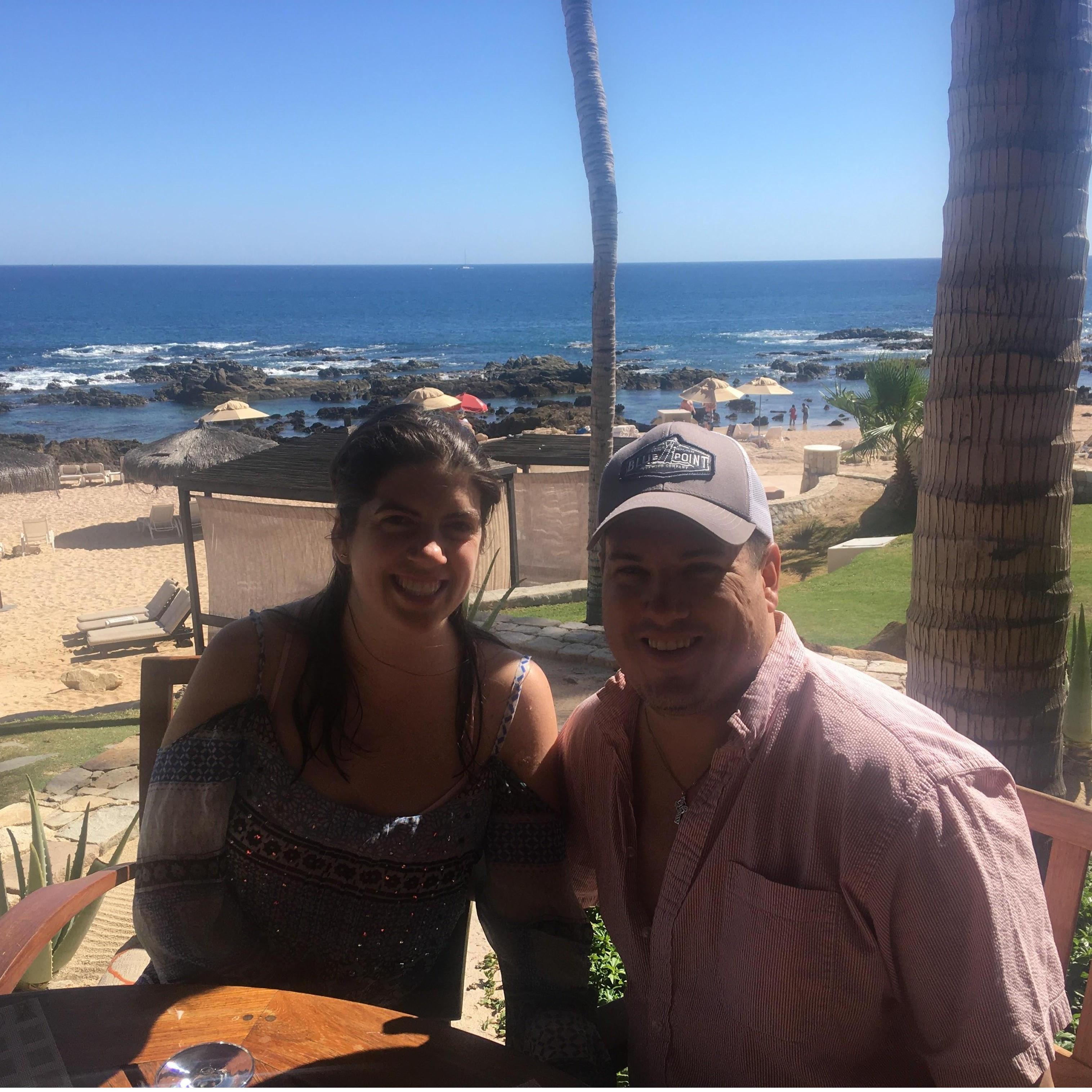 Celebrating Joe's birthday in Cabo