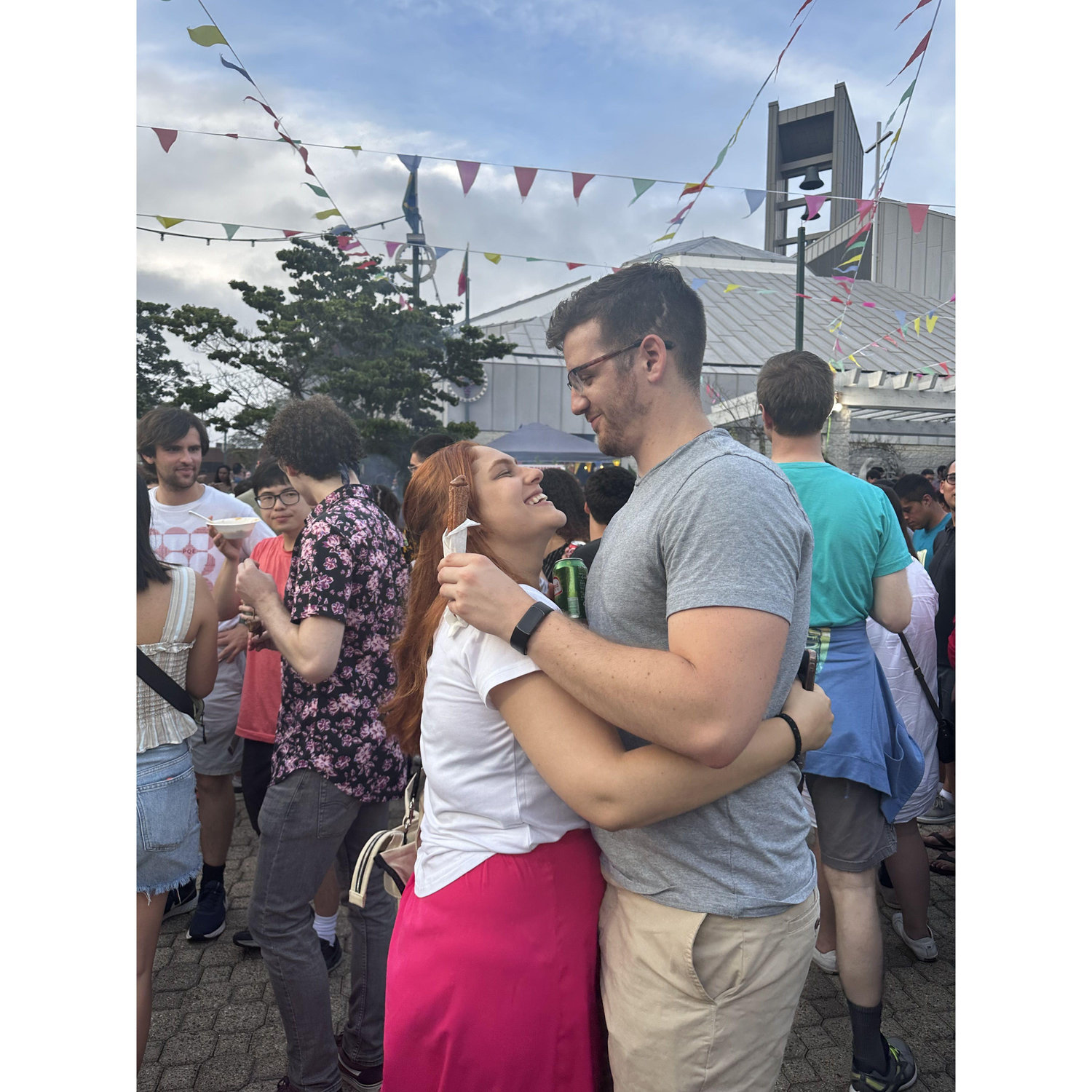 07.08.23 Thais took Jake to a popular Brazilian Festival called "Festa Junina"