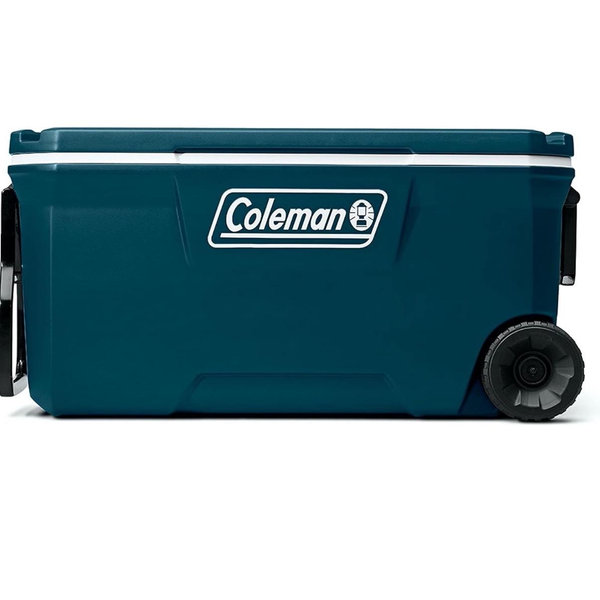 Coleman Classic Series Insulated Portable Wheeled Cooler, Leak-Resistant Outdoor Hard Cooler Keeps Ice up to 5 Days, 62qt/65qt/100qt Options