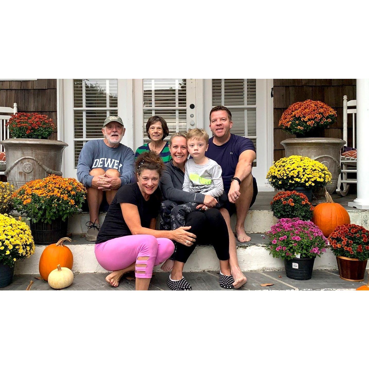 Marcia's cousin's Kelly & Tom with Cam, Aunt Donna & Uncle Larry 